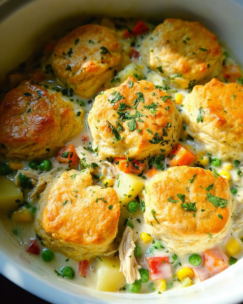 Slow Cooker Chicken Pot Pie
