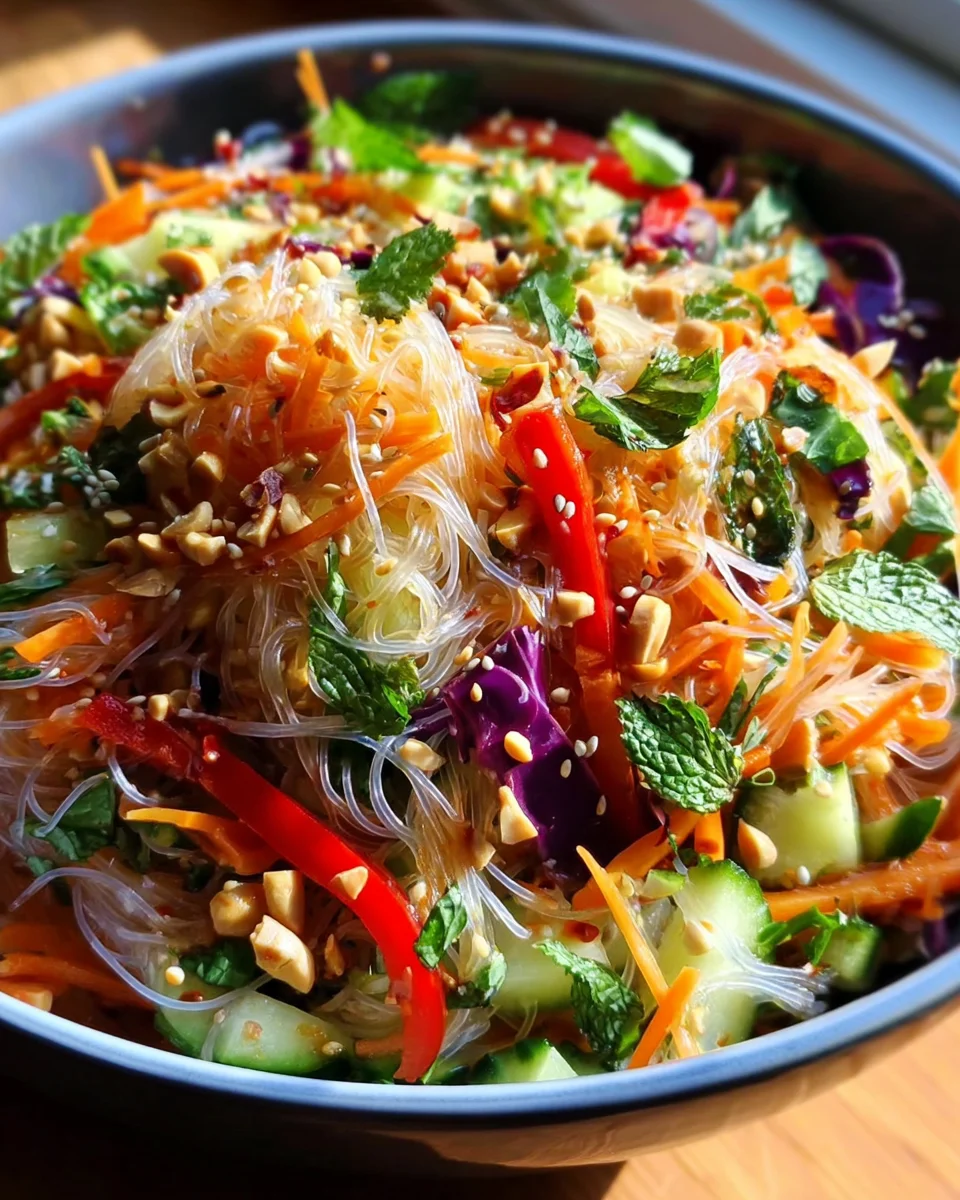 Spring Roll Salad with Spicy Ginger Dressing 26 Spring