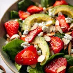 Strawberry Avocado Spinach Salad with Poppyseed Dressing 23 Strawberry Avocado Spinach Salad with Poppyseed Dressing
