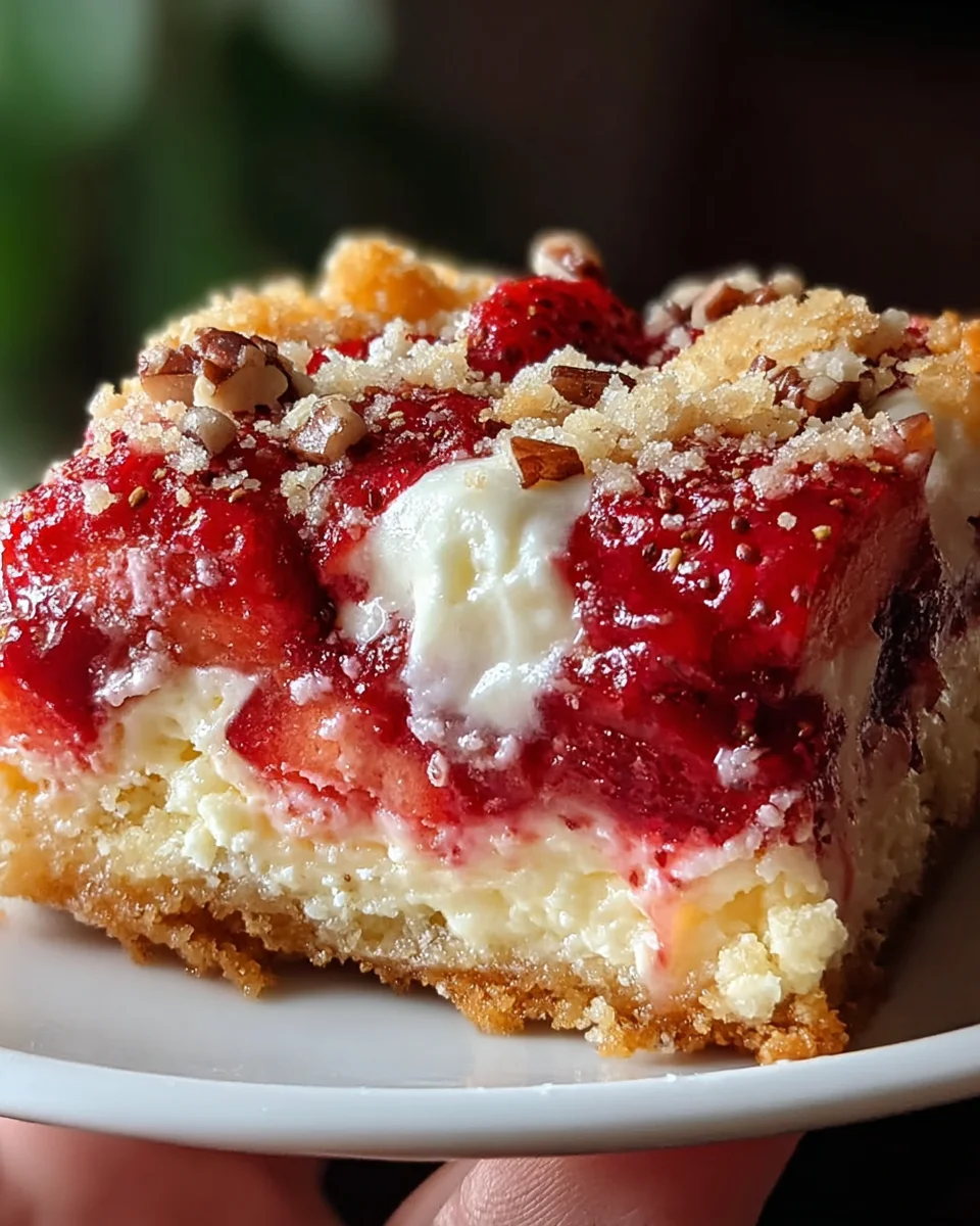 Strawberry Cheesecake Dump Cake 17 Strawberry