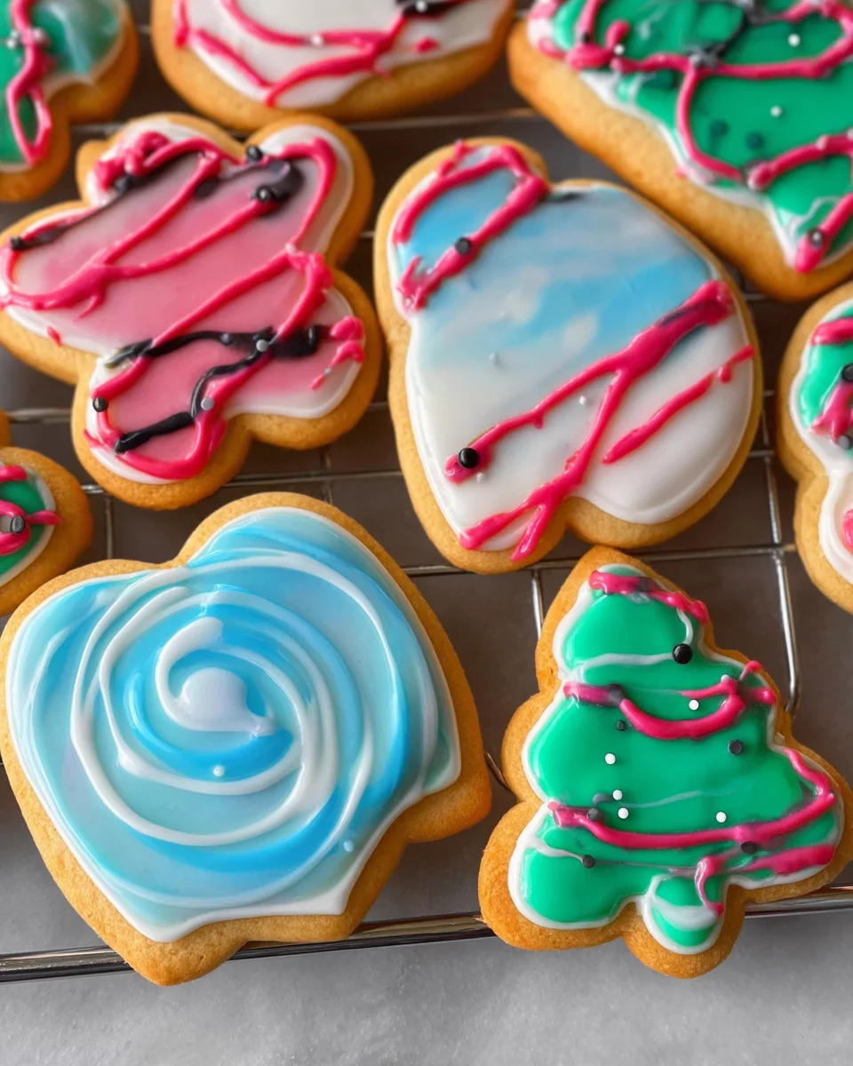 Sugar cookie icing that hardens
