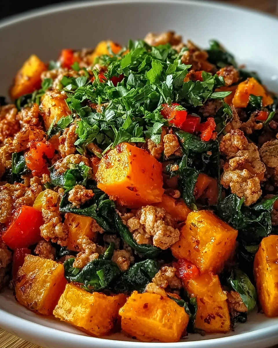 Turkey Sweet Potato Skillet