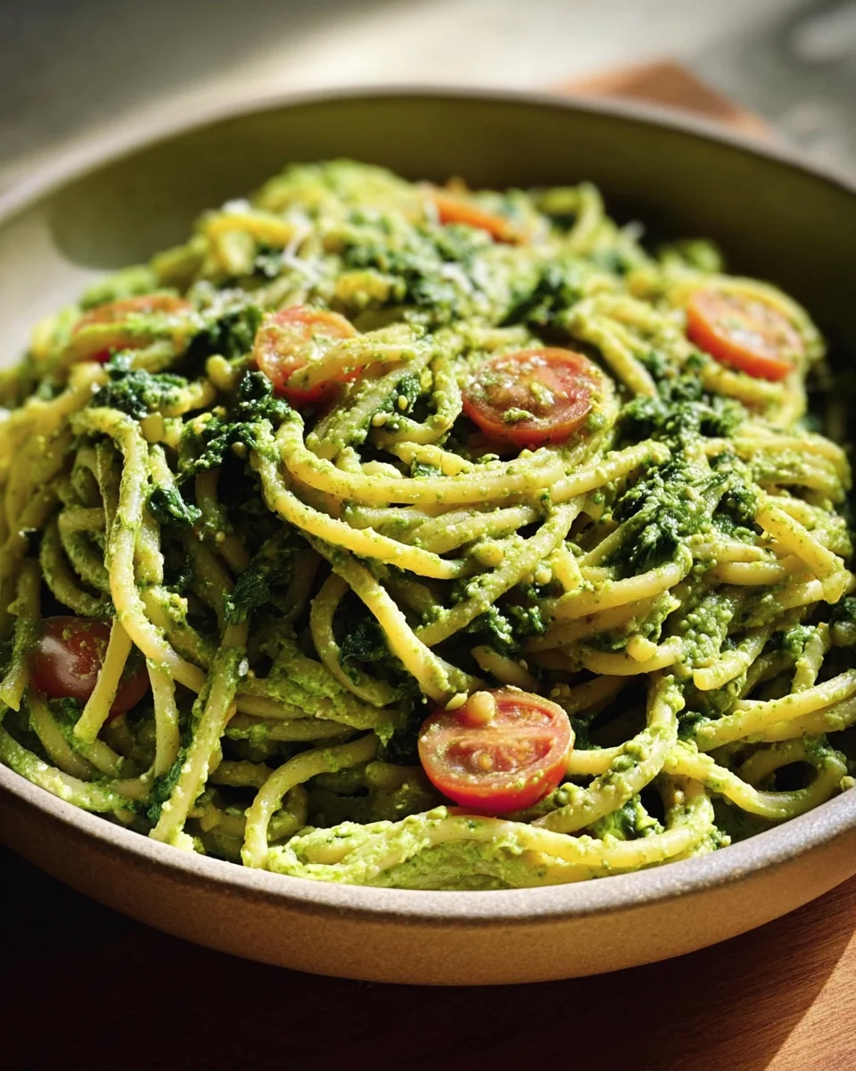 Vegan Avocado Pesto Pasta 17 Vegan