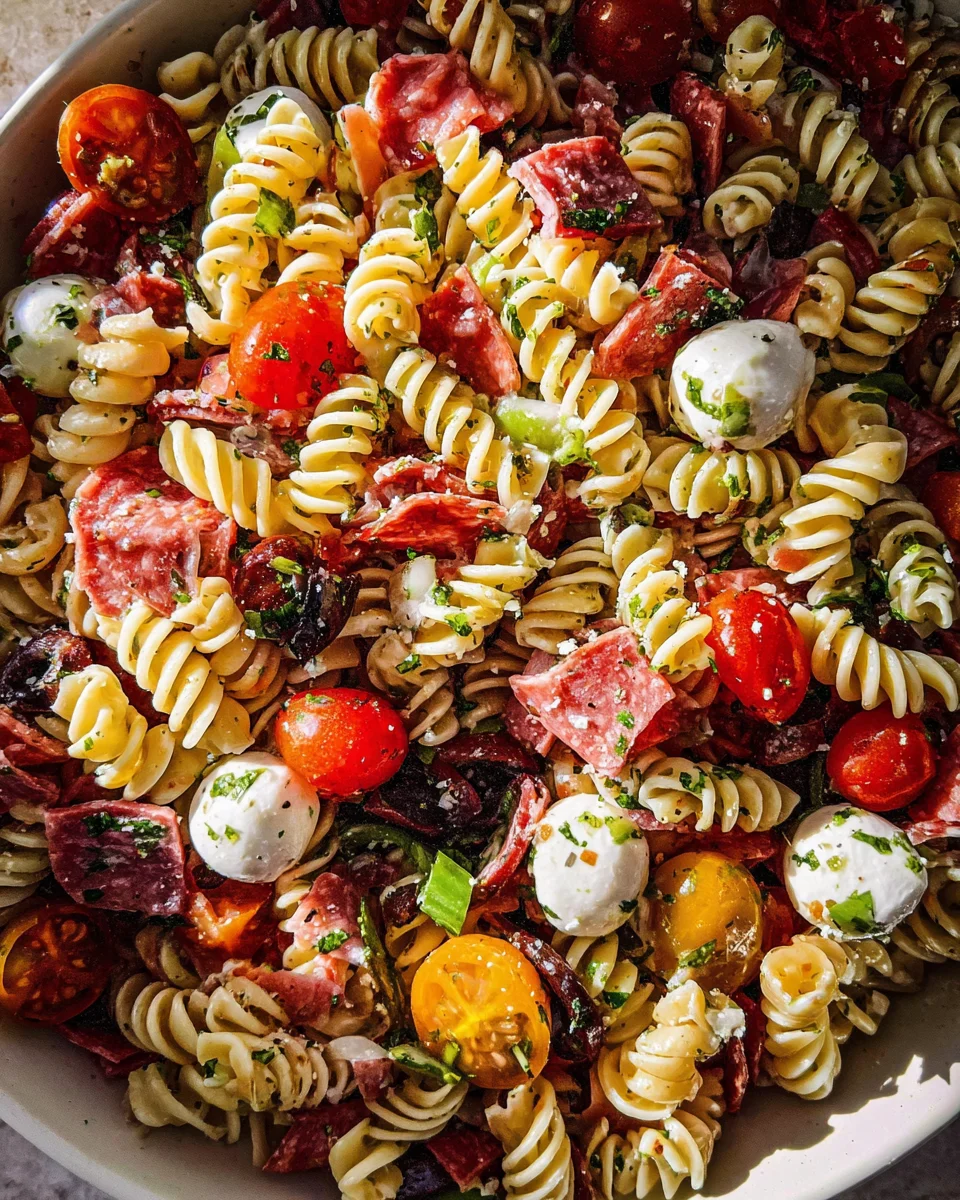 Zesty Italian Pasta Salad 22 Zesty
