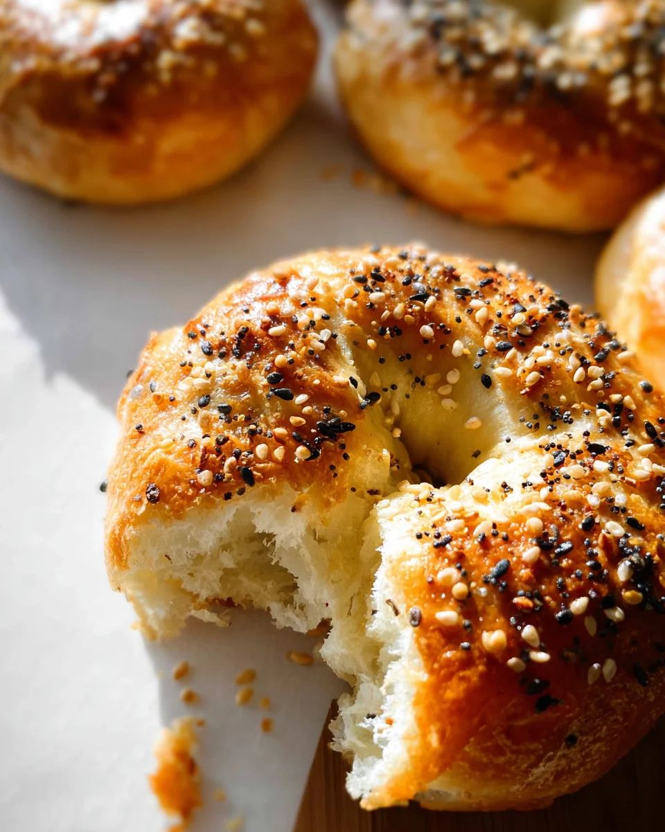 3 Ingredient Air Fryer Bagels