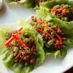 Asian Style Ground Beef Lettuce Wraps 21 Asian Style Ground Beef Lettuce Wraps