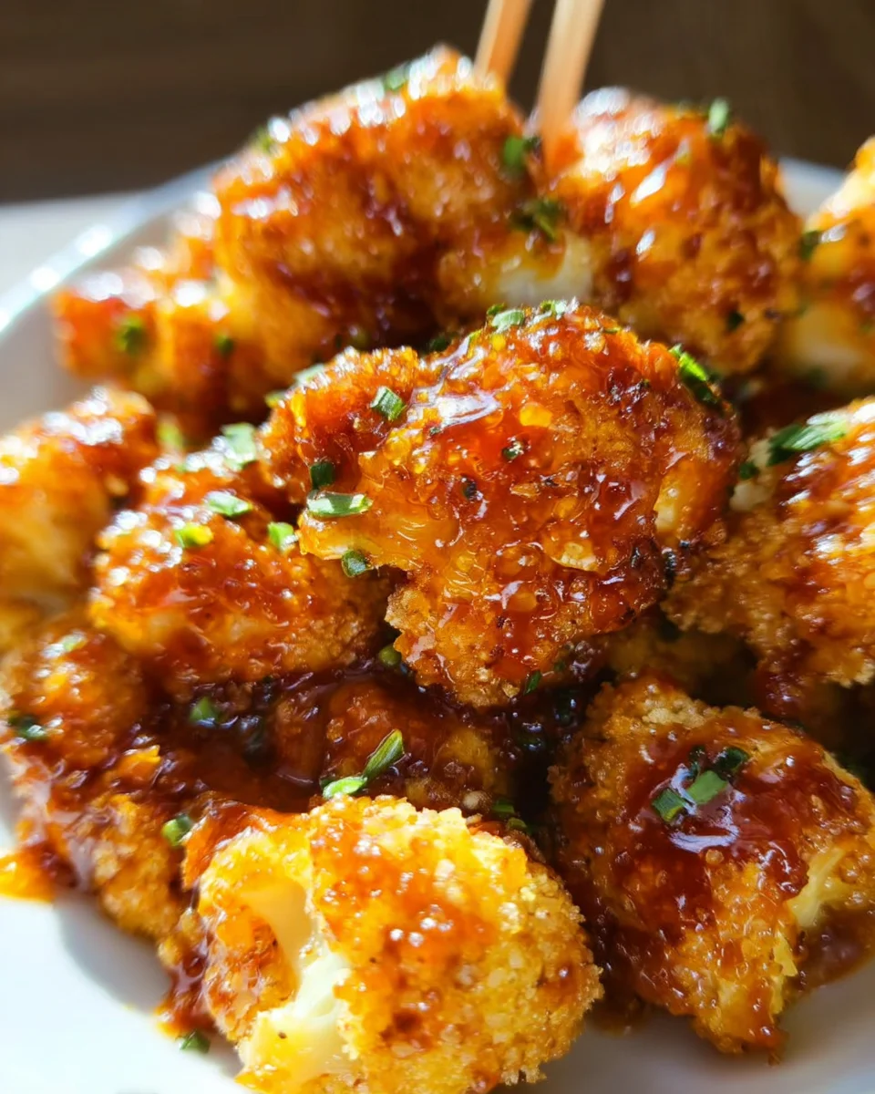Baked Orange Cauliflower 24 Baked
