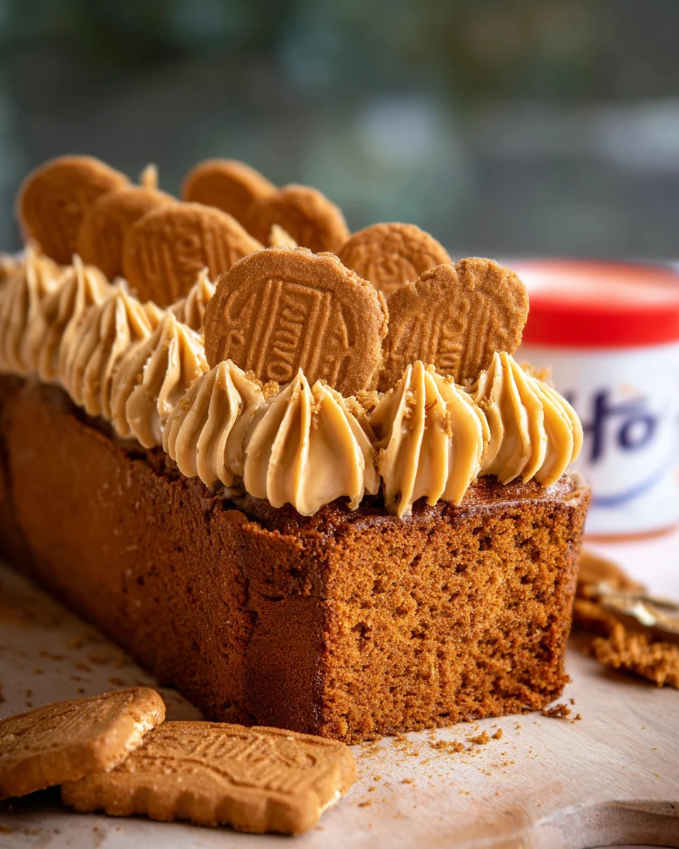 Biscoff Loaf Cake
