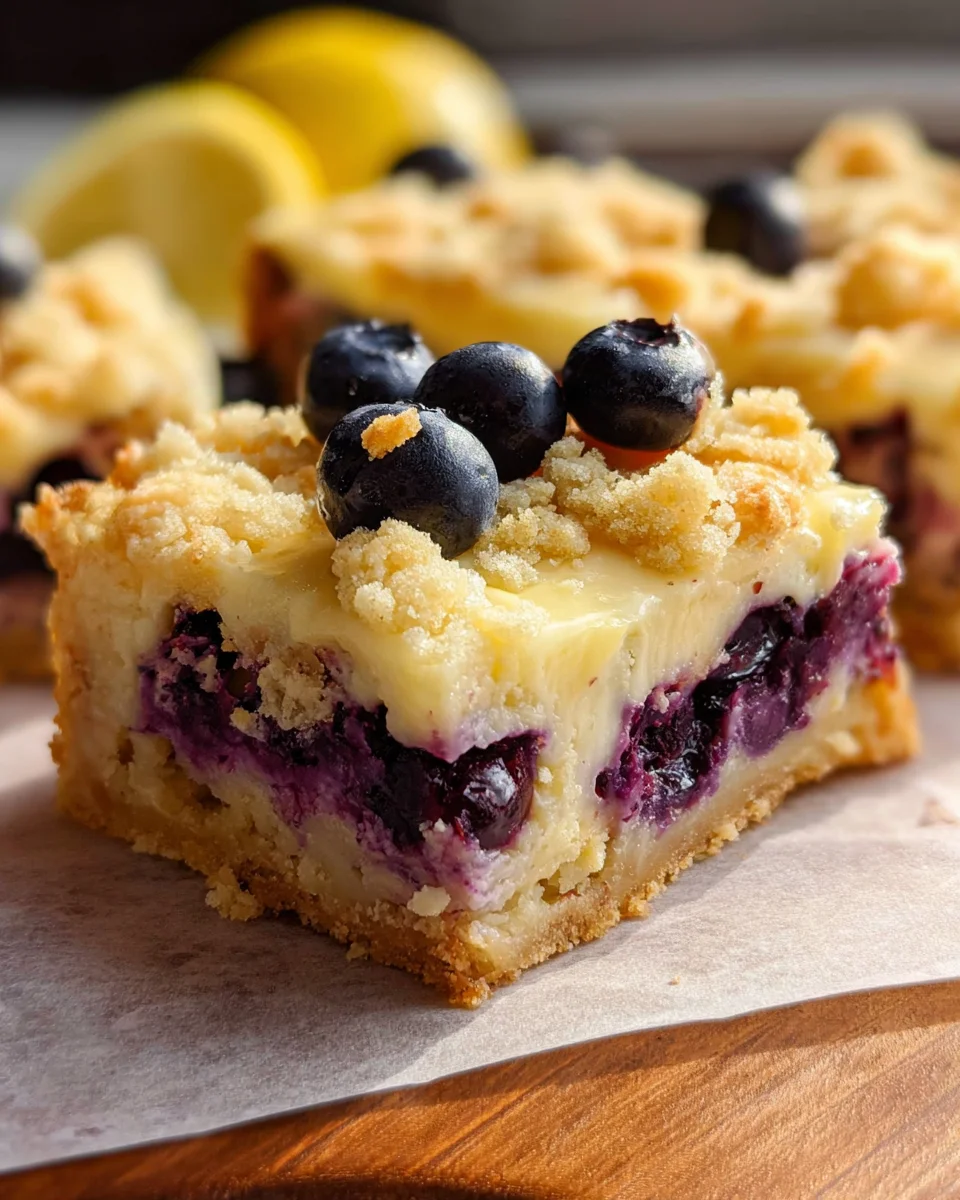 Blueberry Lemon Pie Bars 18 Blueberry
