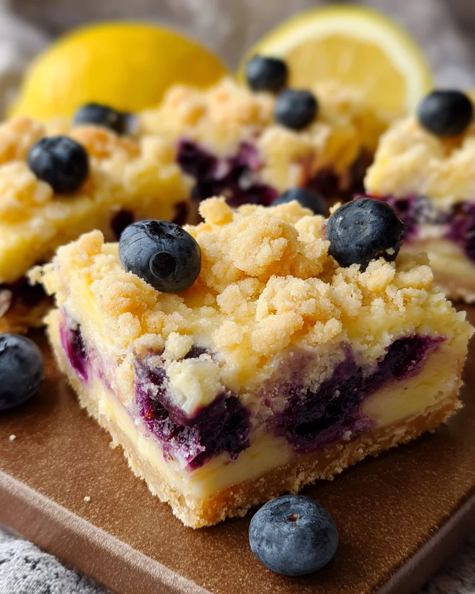 Blueberry Lemon Pie Bars 19 Blueberry