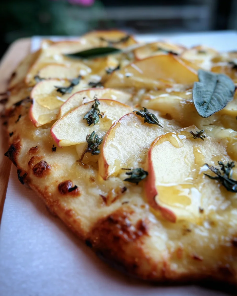 Brie and Apple Flatbread 16 Brie