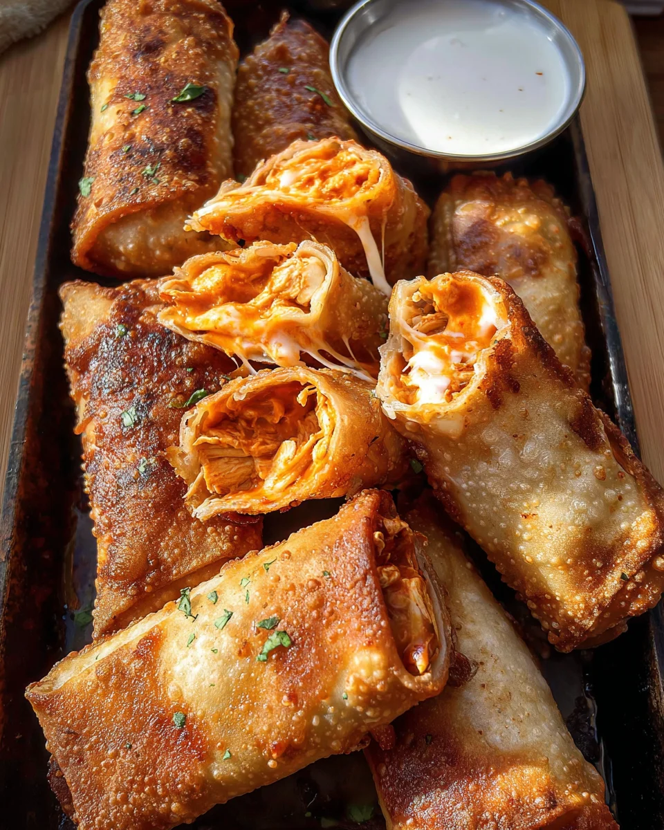 Buffalo Chicken Egg Rolls 18 Buffalo