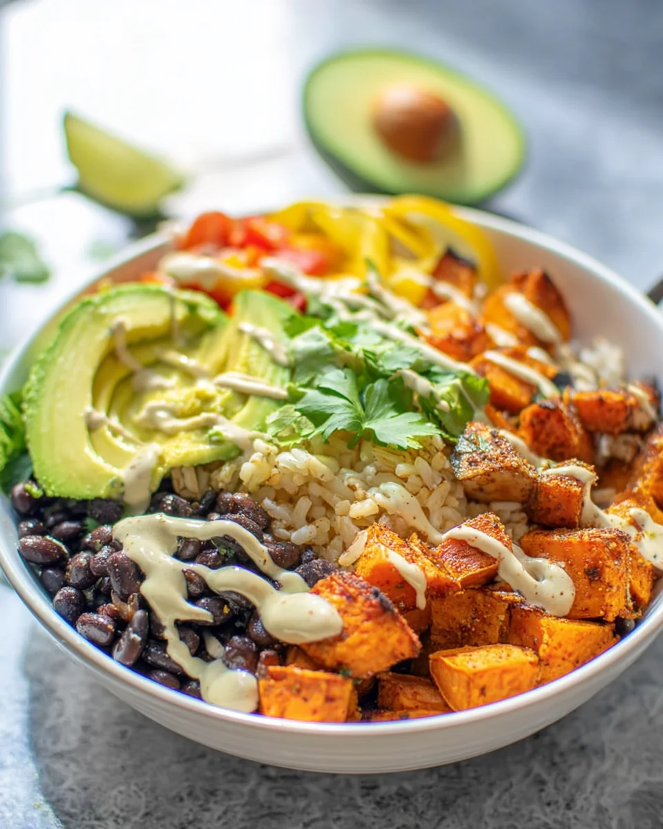 Cajun Sweet Potato Rice Bowl