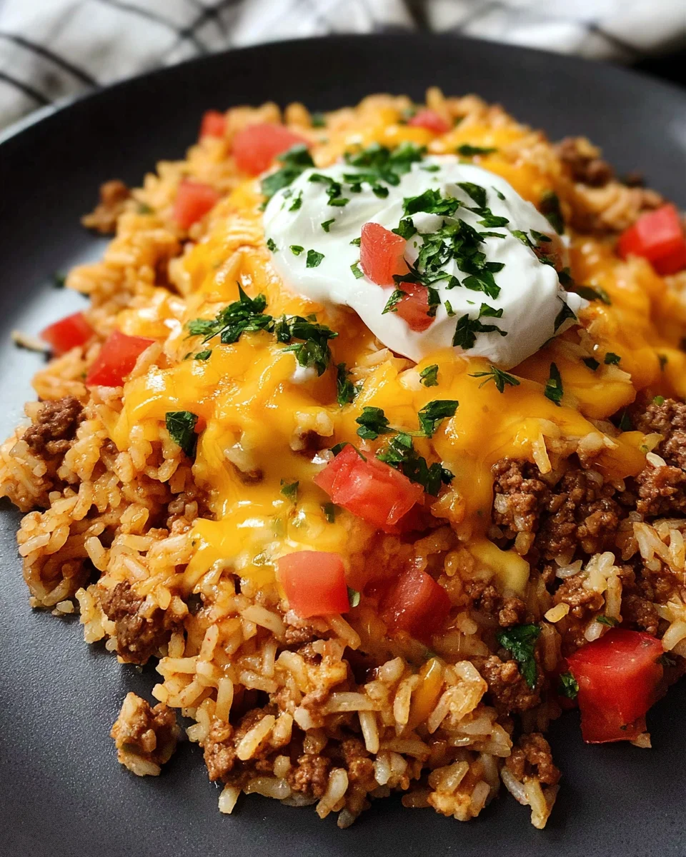 Cheesy Taco Rice Recipe 20 Cheesy
