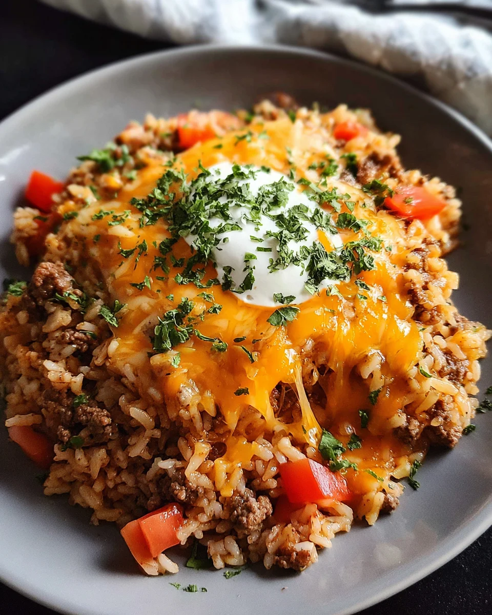 Cheesy Taco Rice Recipe 21 Cheesy