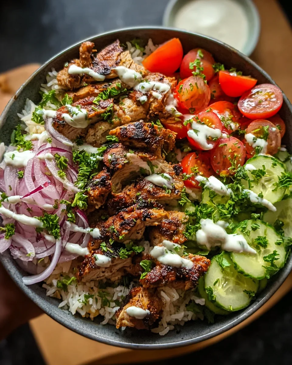 Chicken Shawarma Bowl Recipe