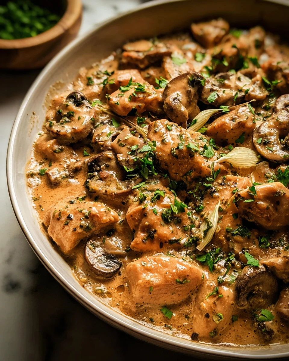 Chicken Stroganoff
