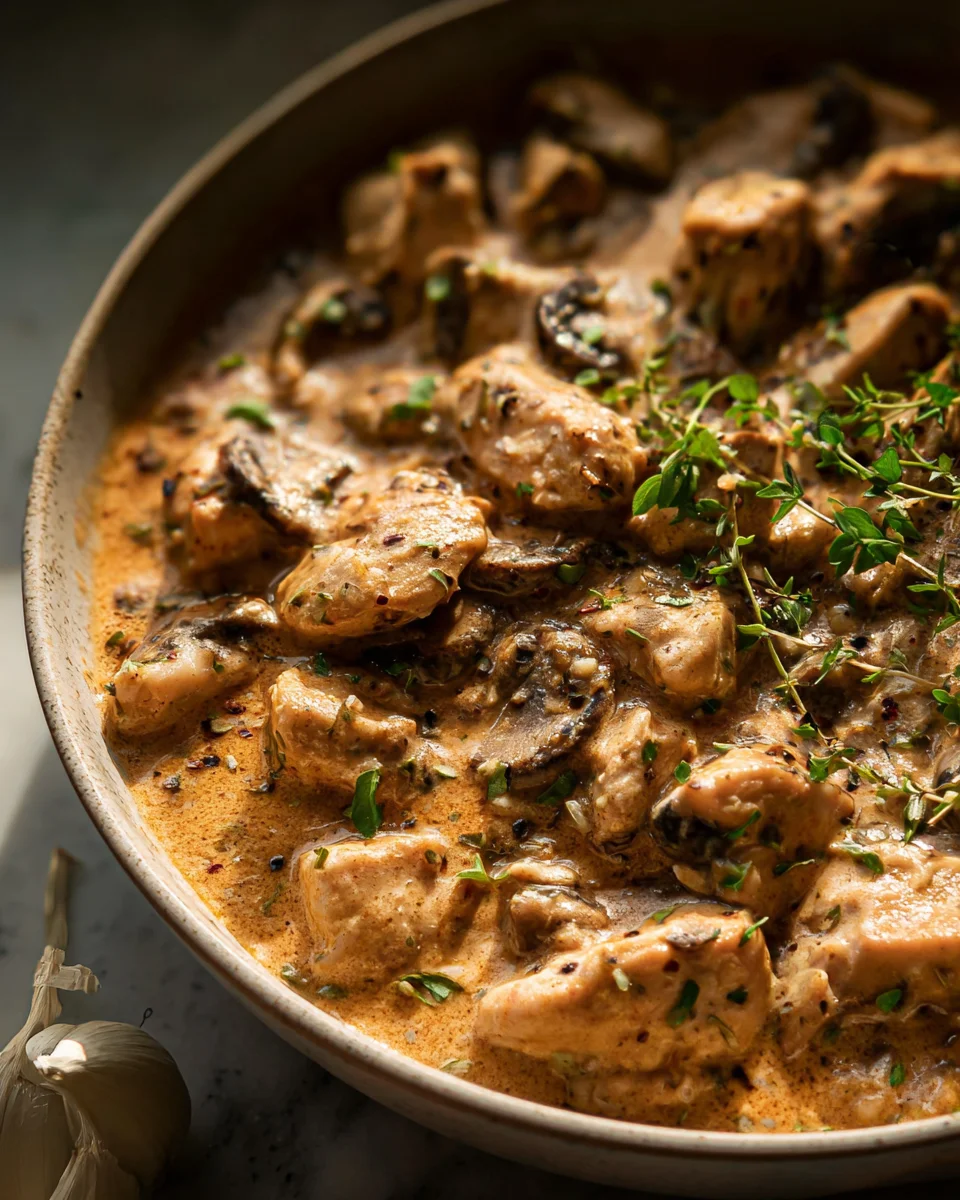 Chicken Stroganoff 21 Chicken