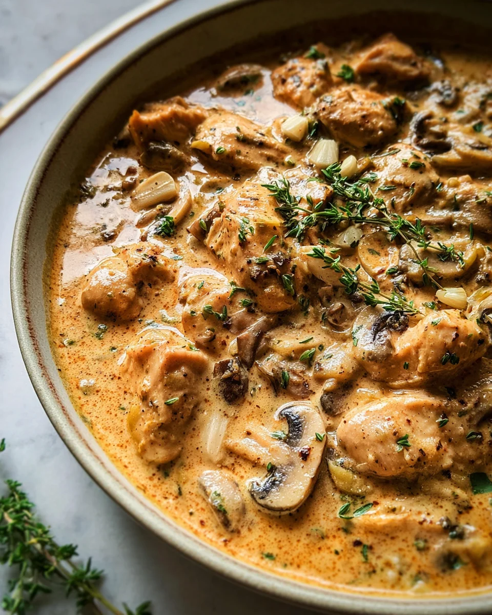 Chicken Stroganoff 22 Chicken