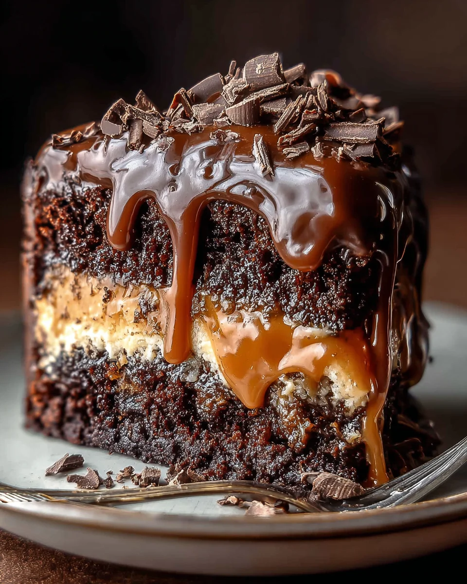 Chocolate Caramel Dump Cake Recipe 20 Chocolate