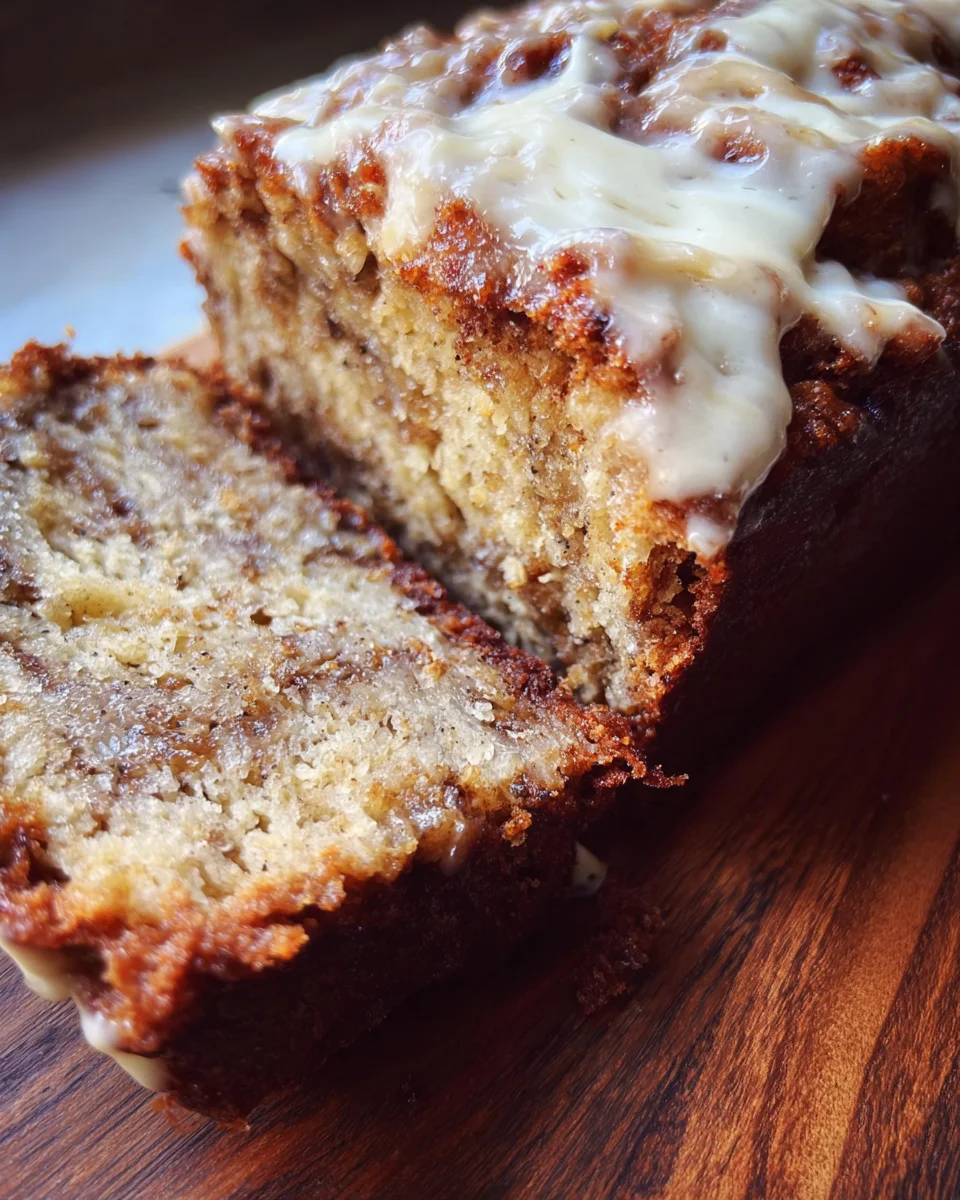 Cinnamon Roll Banana Bread 30 Cinnamon