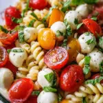 Creamy Caprese Pasta Salad 21 Creamy Caprese Pasta Salad