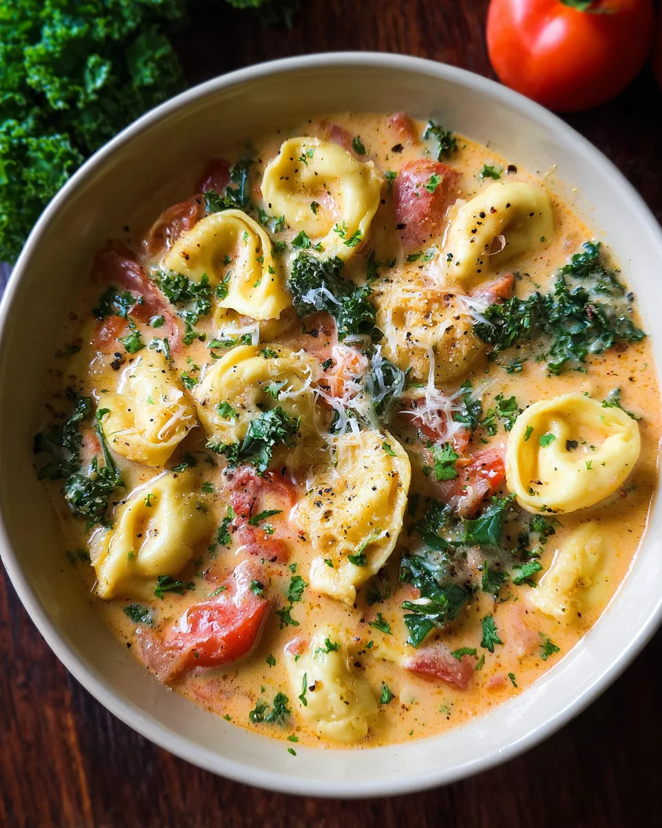 Creamy Tuscan Tortellini Soup 18 Creamy