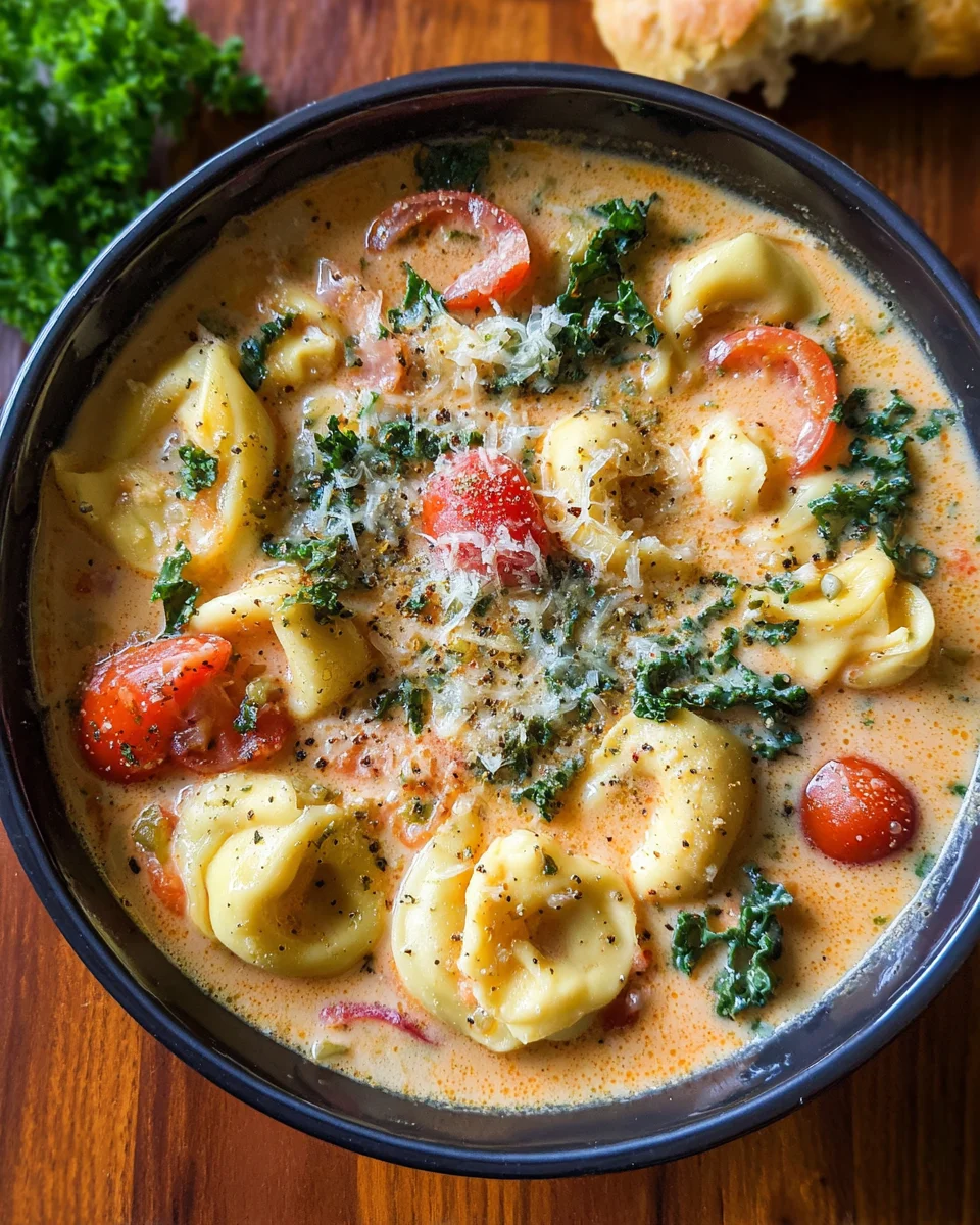 Creamy Tuscan Tortellini Soup 19 Creamy