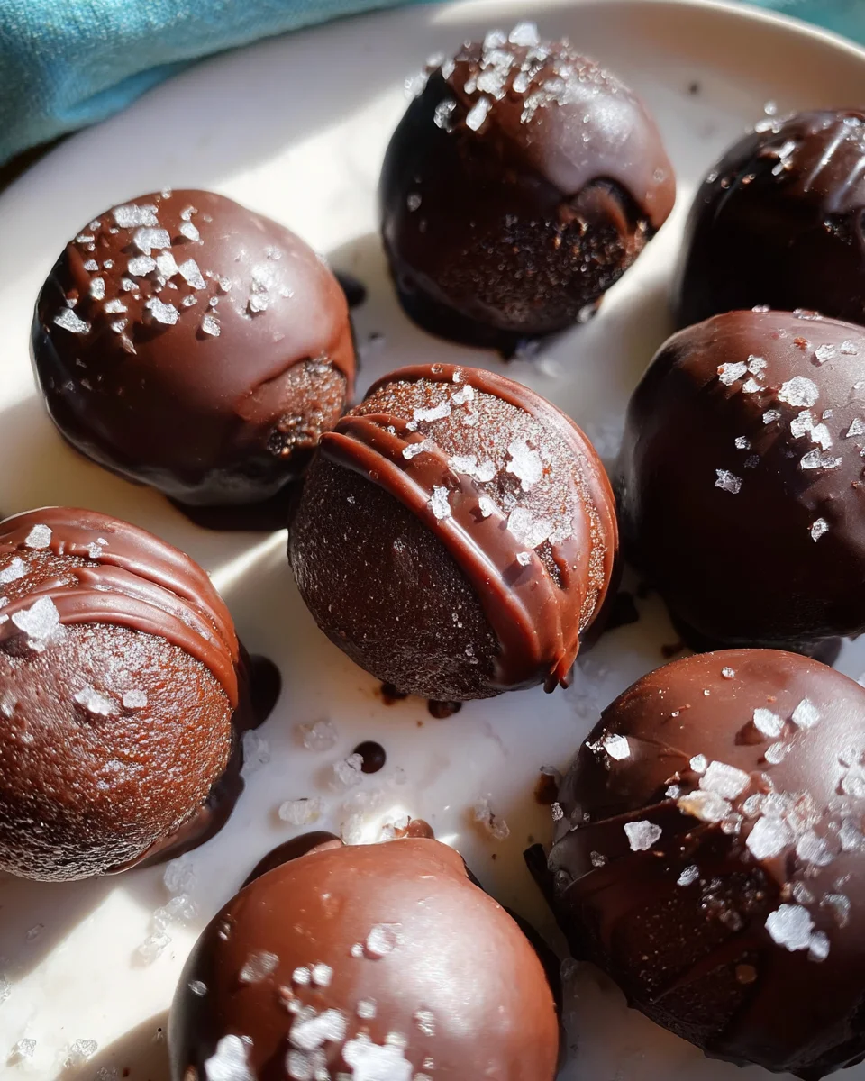 Dark Chocolate Protein Balls (No Bake, Low Carb)