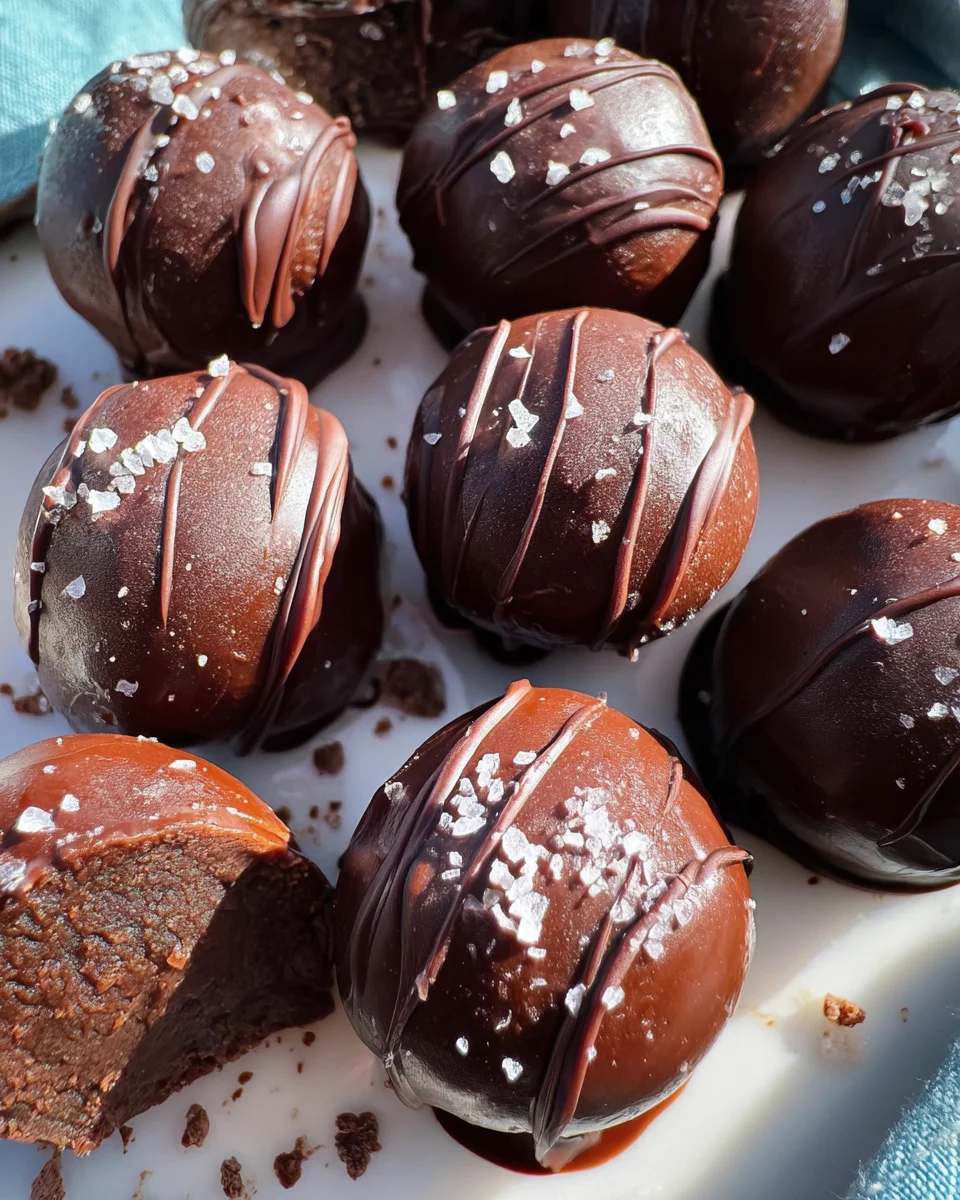 Dark Chocolate Protein Balls (No Bake, Low Carb) 21 Dark