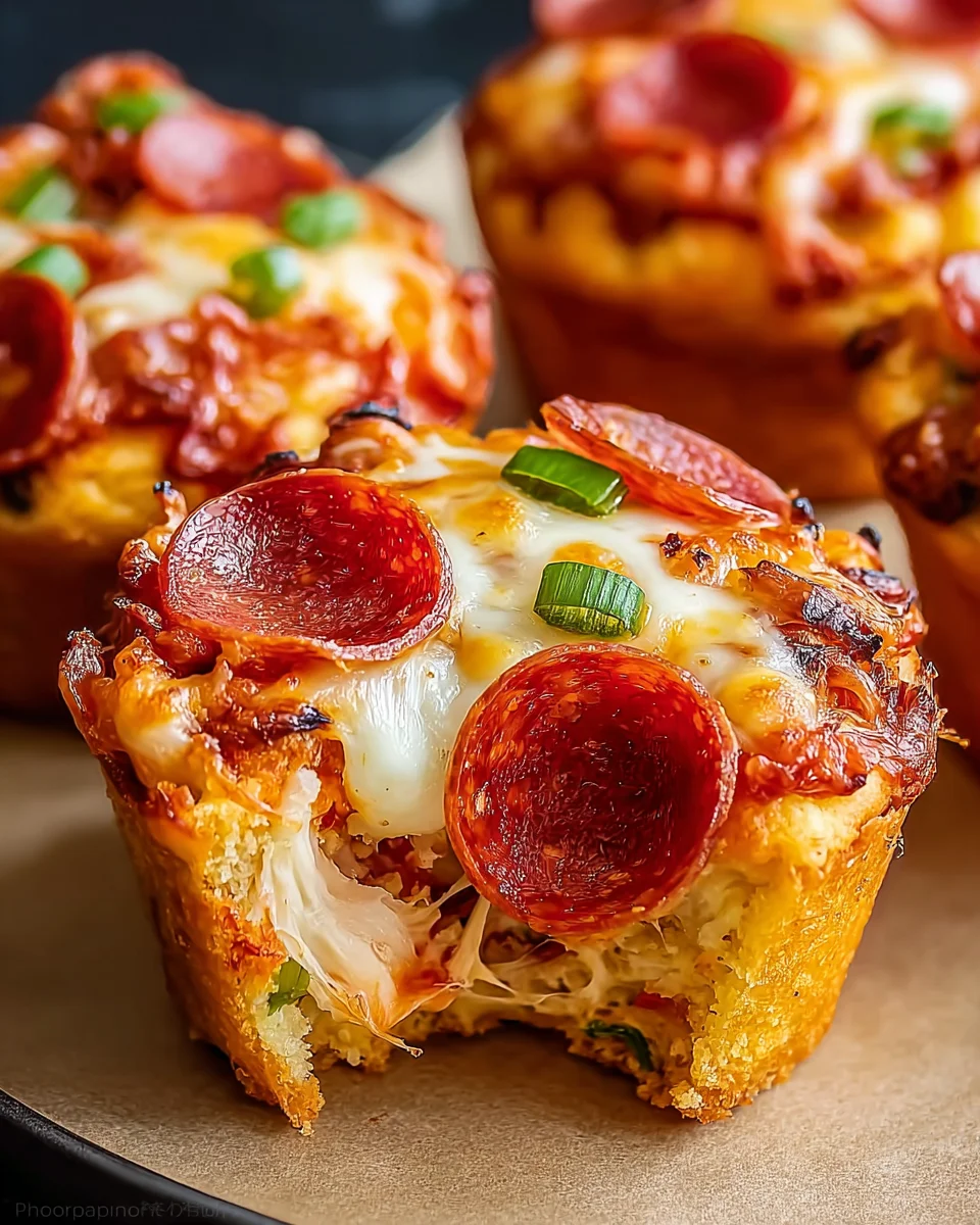 Deep Dish Pizza Cupcakes