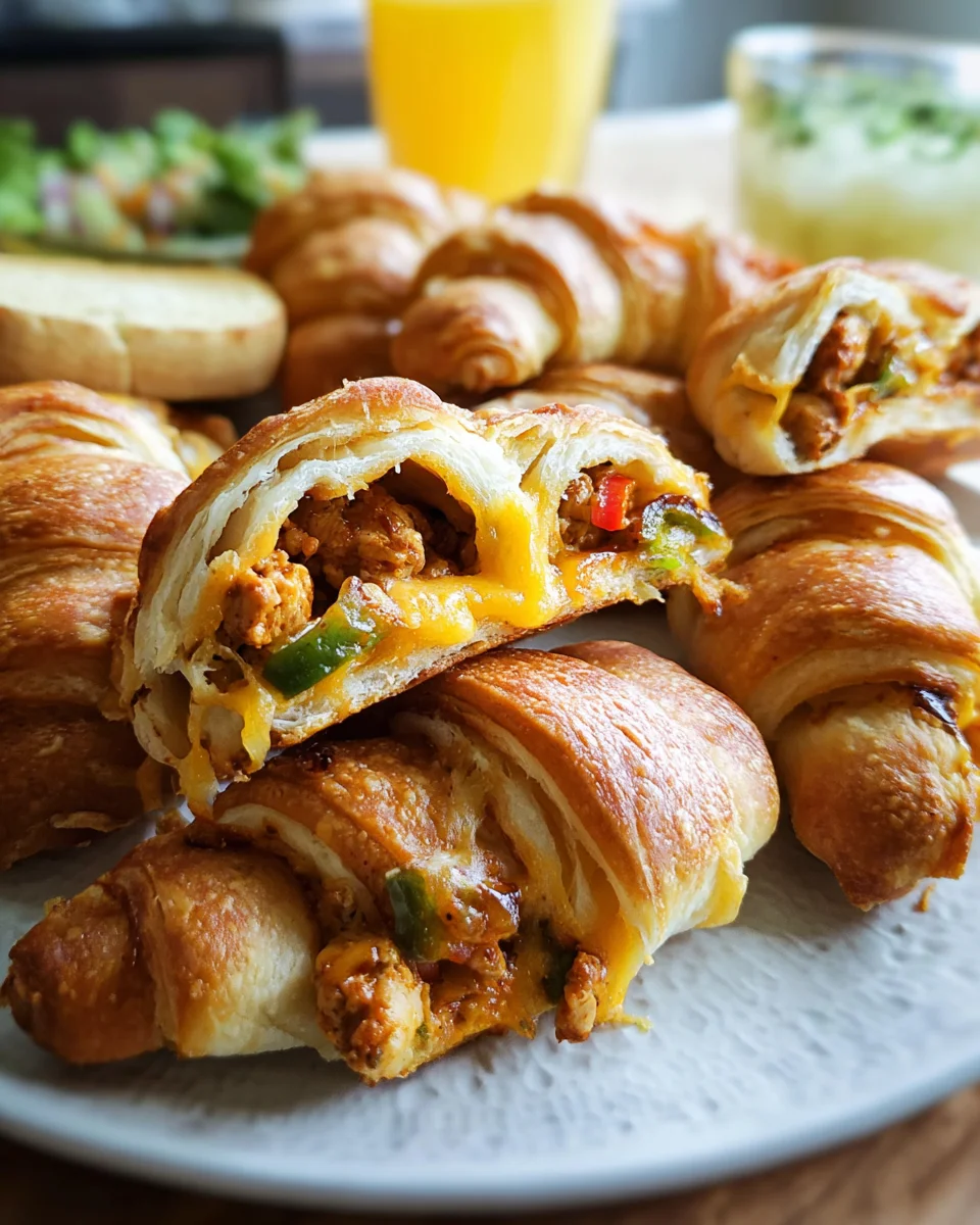 Easy Cheesy Chicken-Filled Crescents