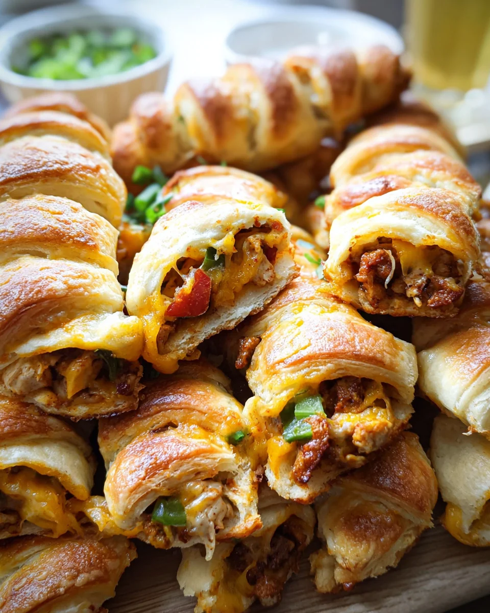 Easy Cheesy Chicken-Filled Crescents 17 Easy
