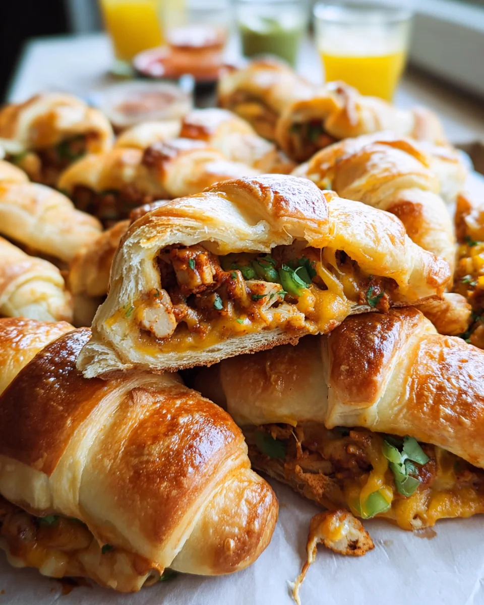Easy Cheesy Chicken-Filled Crescents 18 Easy