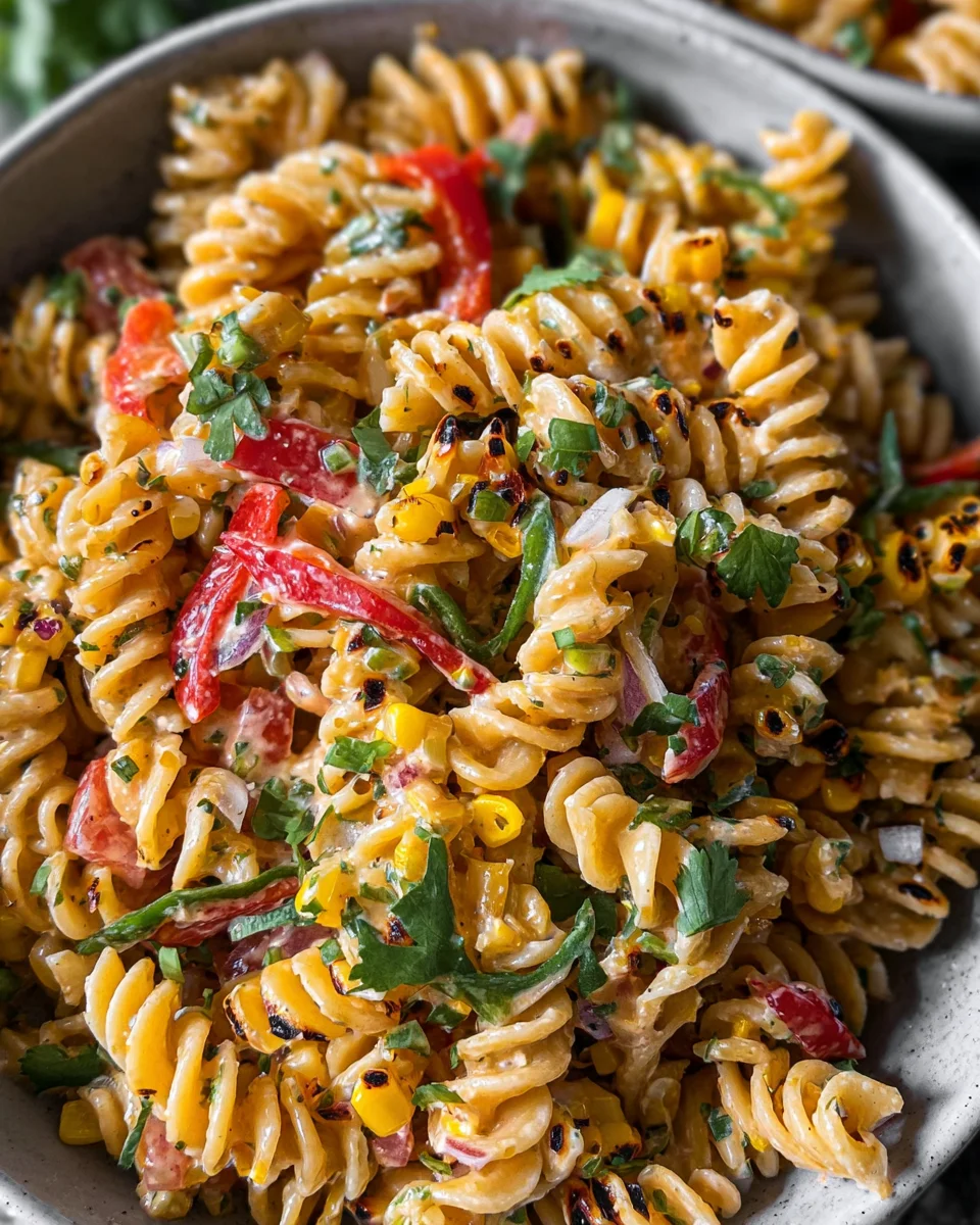 Esquites-Inspired Pasta Salad (Mexican Street Corn-Inspired) 19 Esquites-Inspired