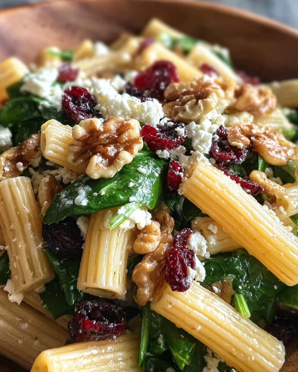 Feta & Cranberry Rigatoni Salad with Lemon Vinaigrette 22 Feta