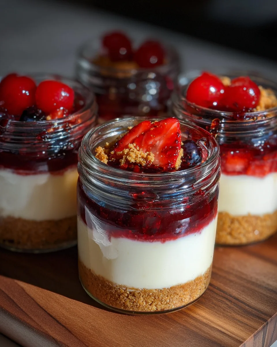 High Protein Cheesecake Jars