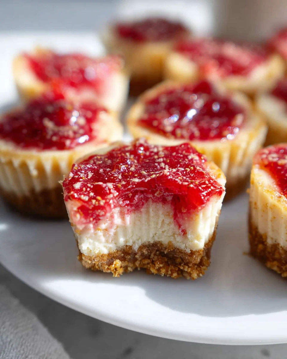 High Protein Healthy Strawberry Cheesecake Bites 22 High