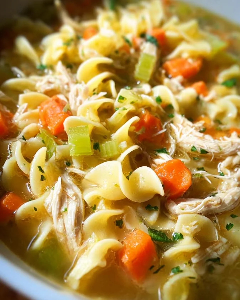 Homemade Chicken Noodle Soup