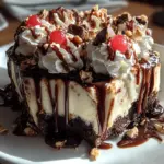 Hot Fudge Sundae Brownie Cheesecake