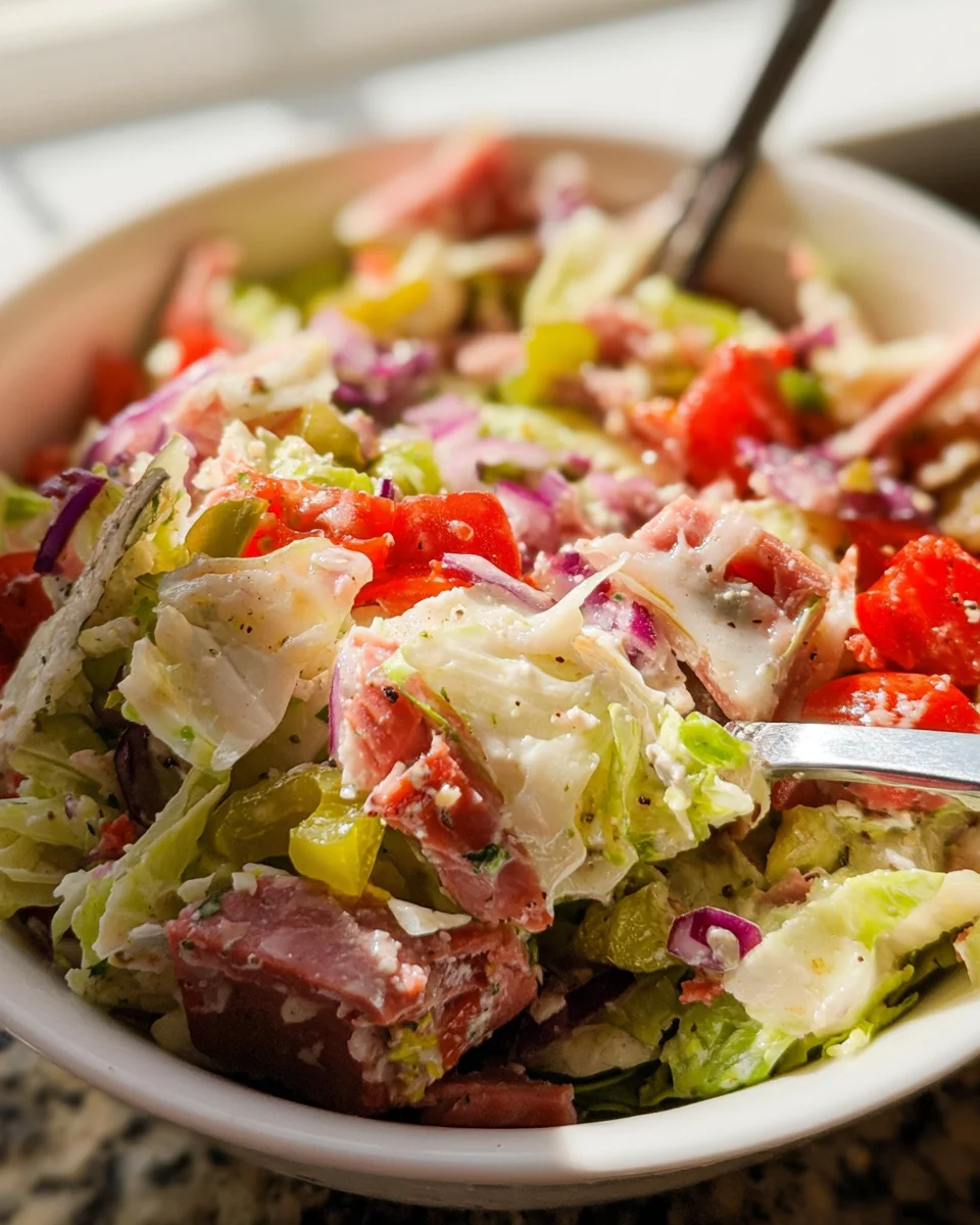 Italian Grinder Salad (Chopped Sub Salad) 25 Italian