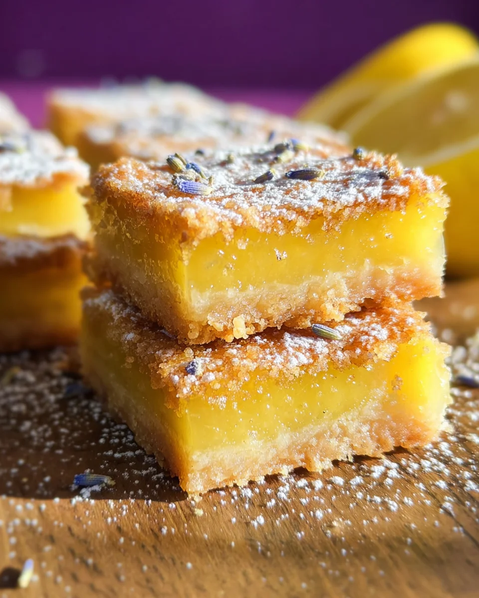 Lavender Lemon Bars 19 Lavender
