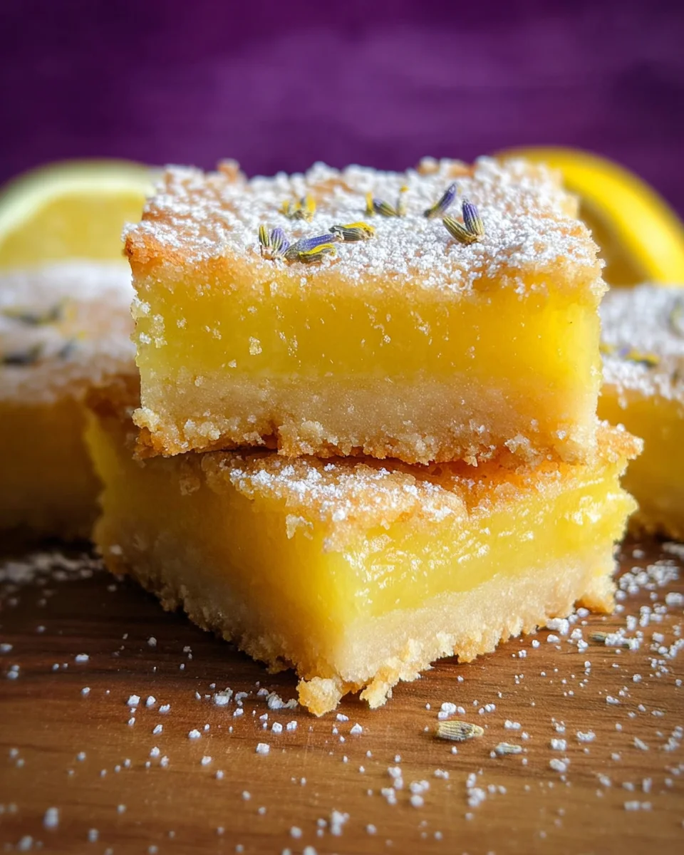 Lavender Lemon Bars 20 Lavender