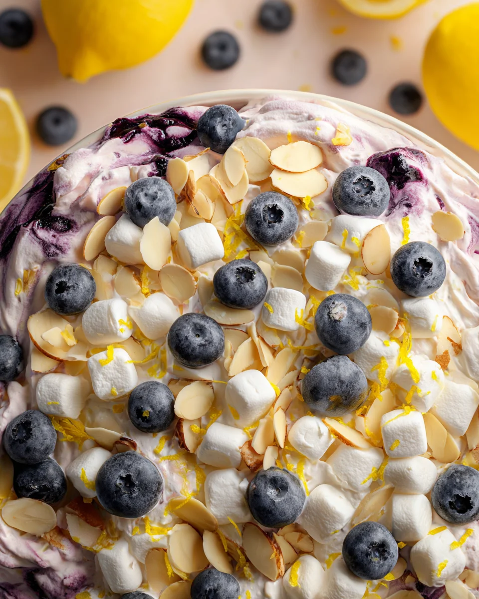 Lemon Blueberry Fluff 17 Lemon