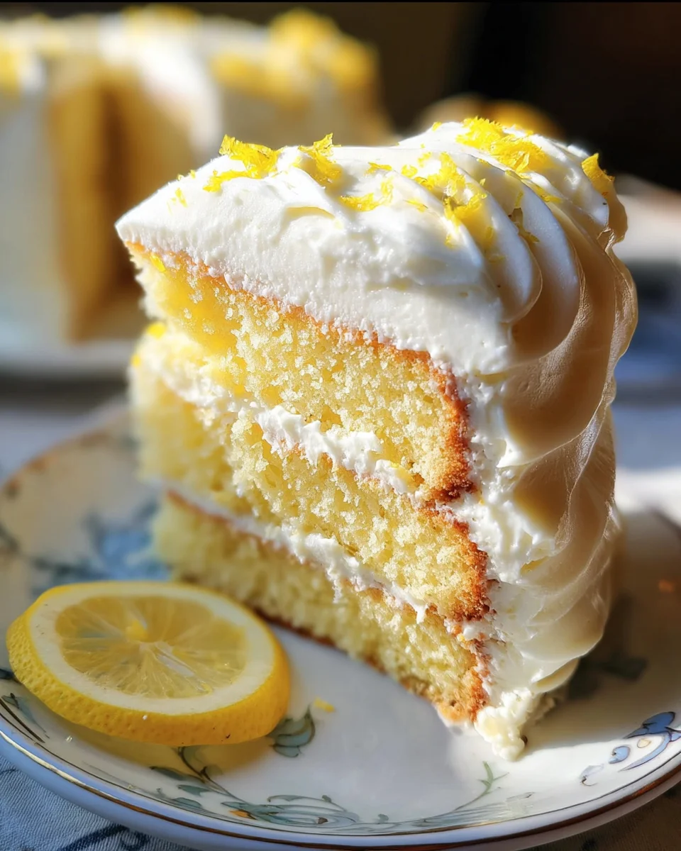Lemon Velvet Cake with Lemon Cream Cheese Frosting 39 Lemon