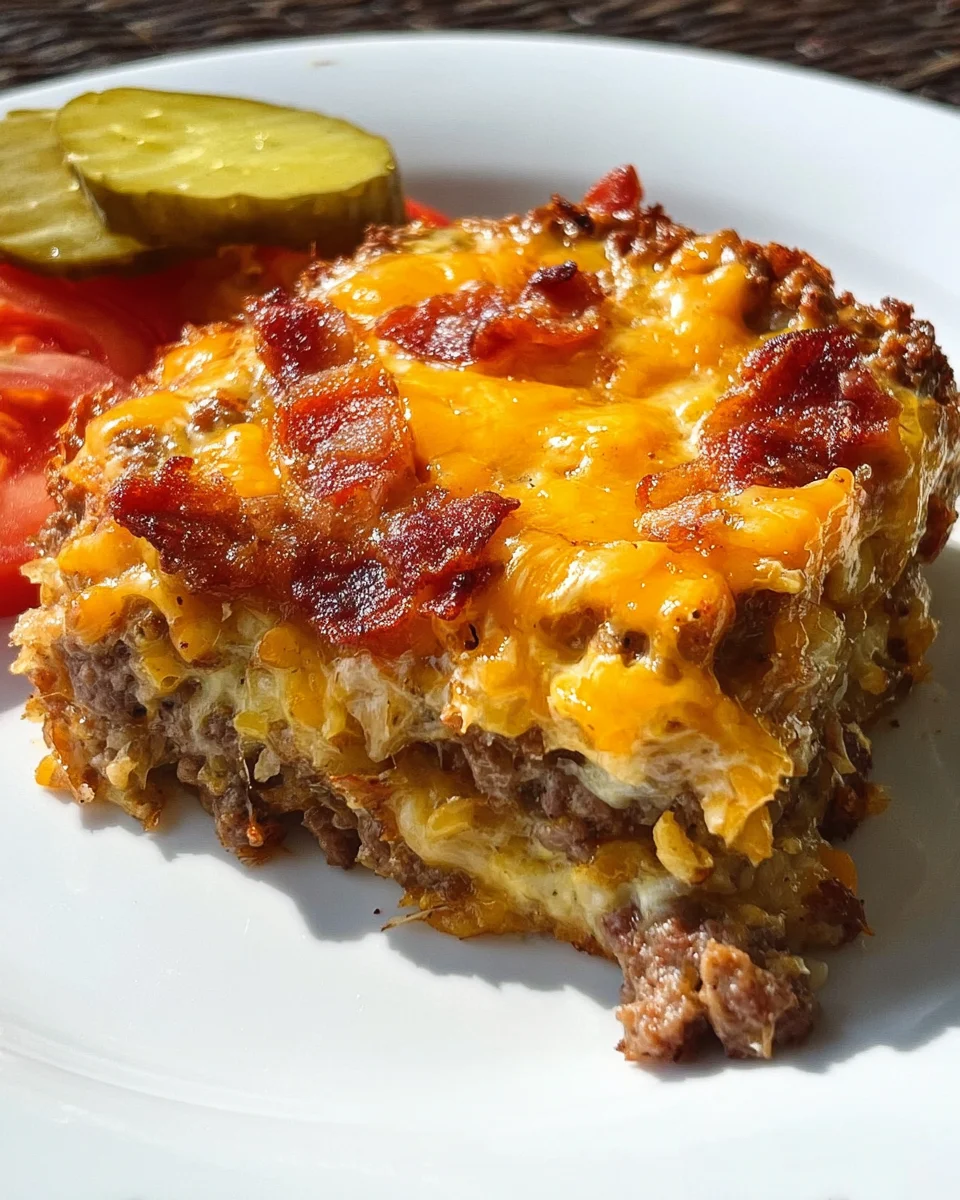Low-Carb Bacon Cheeseburger Casserole 26 Low-Carb