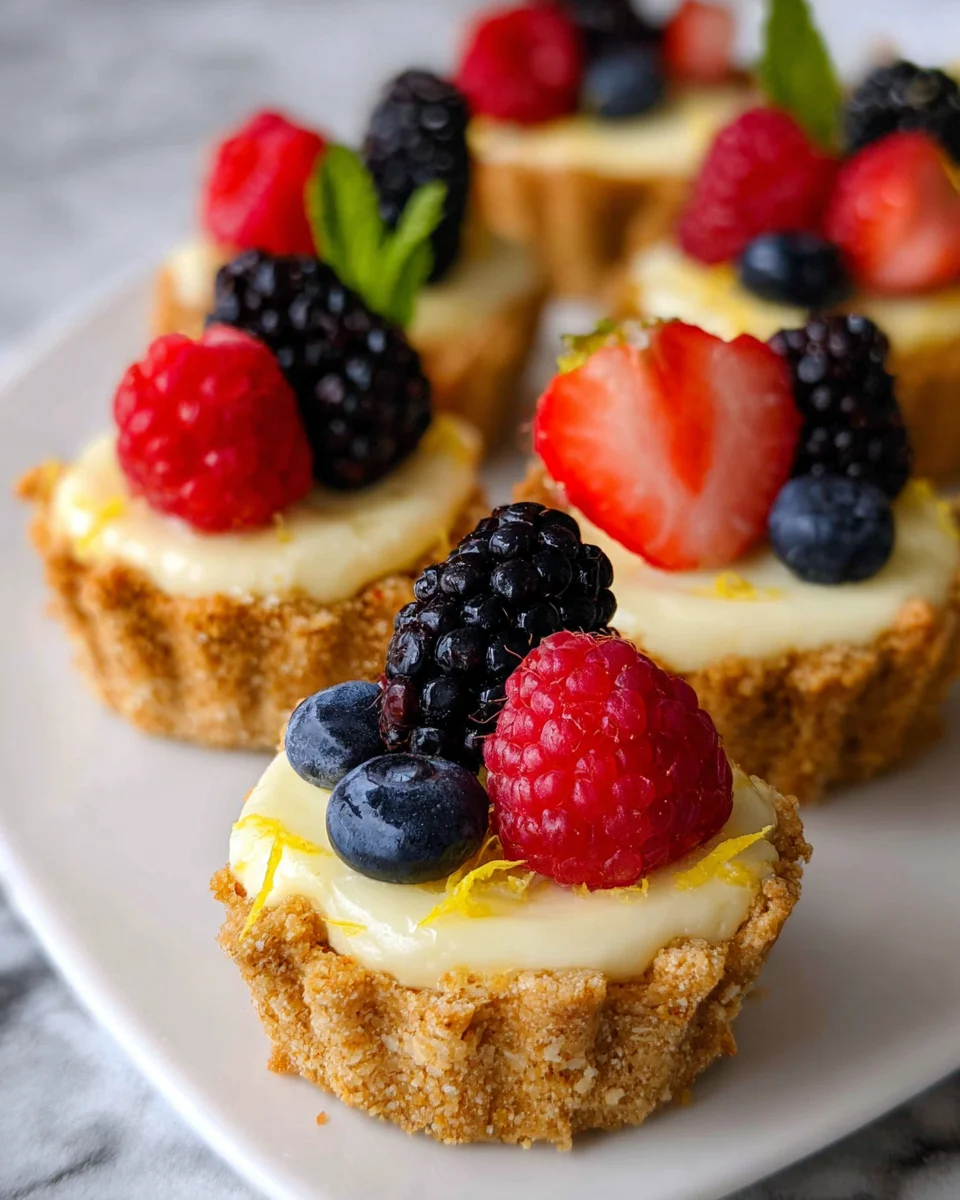Mini Lemon Cheesecake Tarts 20 Mini