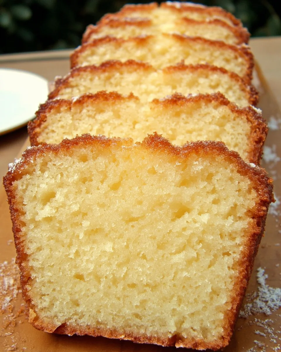 Moist Vanilla Pound