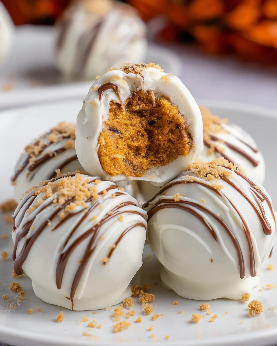 No Bake Pumpkin Balls