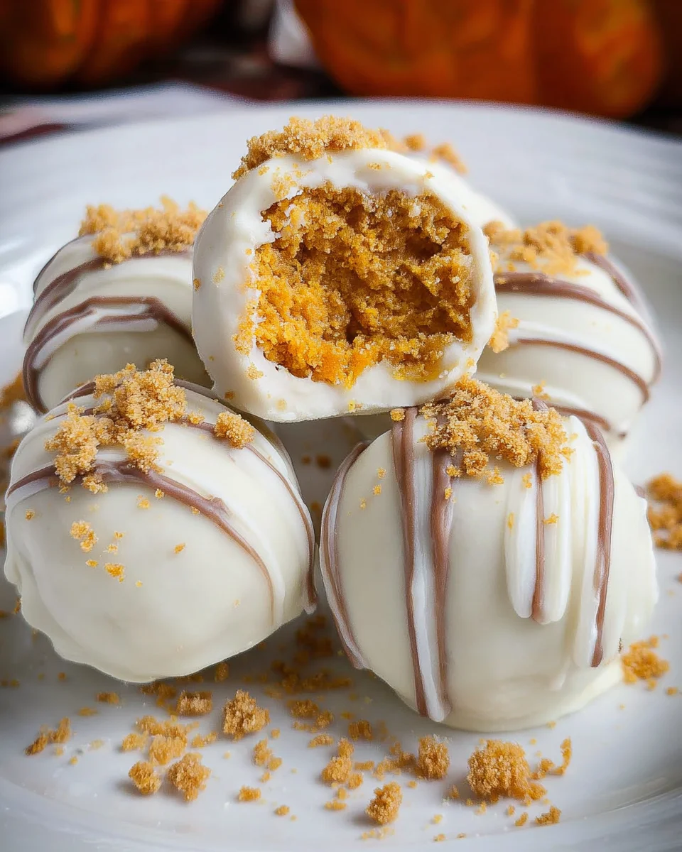 No Bake Pumpkin Balls 20 No